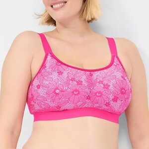 Cacique Lightly Lined No Wire Scoop Bra